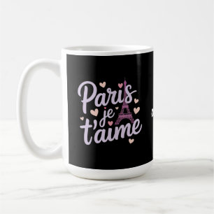 Ik hou van Paris Je t'aime Eiffel Tower Frankrijk Koffiemok