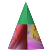 Ik hou van partij - partijdig pet feesthoedjes (Achterkant)