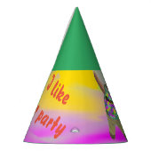 Ik hou van partij - partijdig pet feesthoedjes (Links)