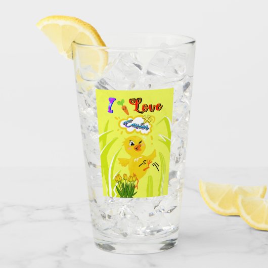 Ik hou van Pasen Glas (Voorkant ijs)