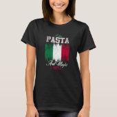 Ik hou van Pasta Italië Italiaanse Cultuur Italië  T-shirt (Voorkant)