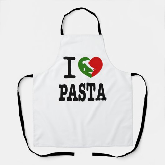 Ik hou van Pasta Schort (Voorkant)