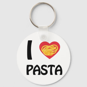 Ik hou van Pasta Sleutelhanger