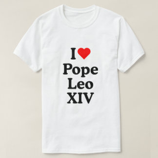 Ik hou van paus Leo XVI T-shirt