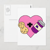 Ik hou van Peanut Butter en Jelly Briefkaart (Voorkant / Achterkant)