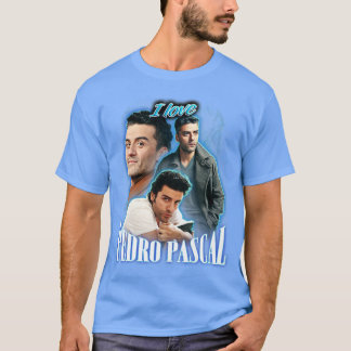 Ik hou van Pedro Pascal OsIsaac vervloekte fan col T-shirt