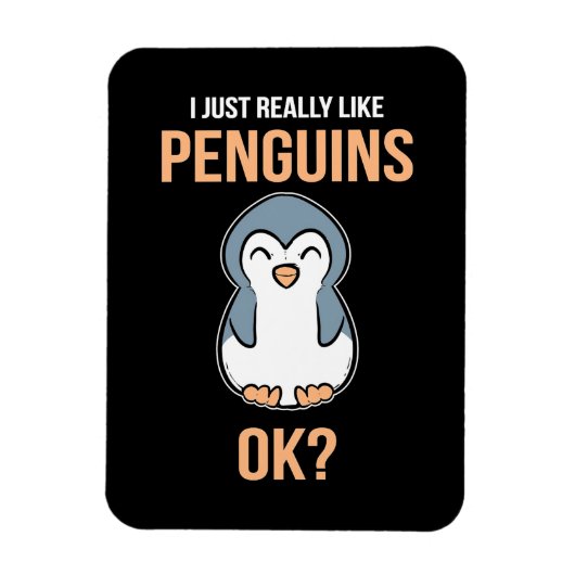 Ik hou van Penguin Magneet (Verticaal)