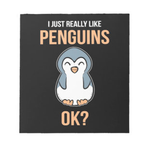 Ik hou van Penguin Notitieblok