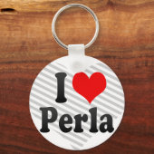 Ik hou van Perla Sleutelhanger (Voorkant)