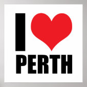 Ik hou van Perth Poster (Voorkant)