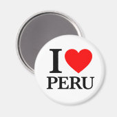 Ik hou van Peru Magneet (Voorkant / Achterkant)