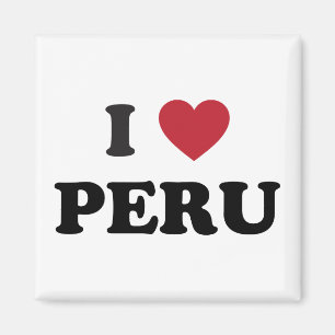 Ik hou van Peru Magneet
