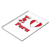 Ik hou van Peru Notitieboek (Linkerzijde)