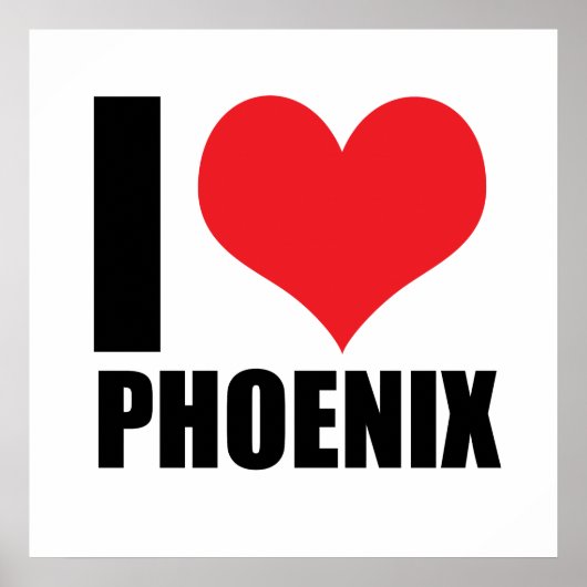 Ik hou van Phoenix Poster (Voorkant)