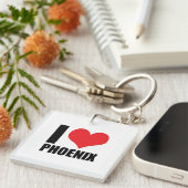 Ik hou van Phoenix Sleutelhanger (Voorkant Rechts)