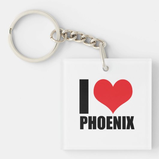 Ik hou van Phoenix Sleutelhanger (voorkant)
