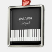 Ik hou van Piano Ornament (Links)