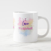 Ik hou van Pickleball Extra Grote Beker (Rechts)