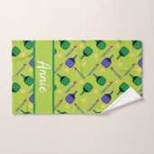 Ik hou van Pickleball green Handdoek (Handdoek)