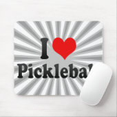 Ik hou van Pickleball Muismat (Met muis)