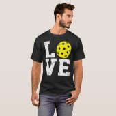 Ik hou van Pickleball Paddleball Pickleball Player T-shirt (Voorkant volledig)