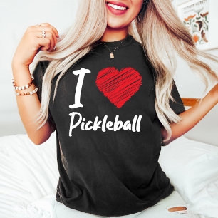 Ik hou van pickleball Pensionering Pickleball Bl T-shirt