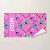 Ik hou van Pickleball roze Handdoek (Handdoek)
