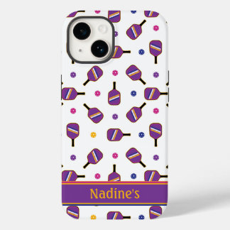 Ik hou van Pickleball White Iphone 14 Hoesje-Mate  Case-Mate iPhone 14 Hoesje