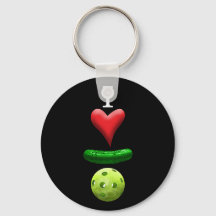Ik hou van Pickleball - Zwart