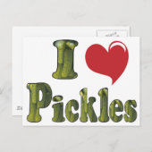 Ik hou van Pickles Briefkaart (Voorkant / Achterkant)