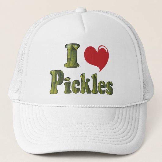 Ik hou van Pickles Trucker Pet (Voorkant)
