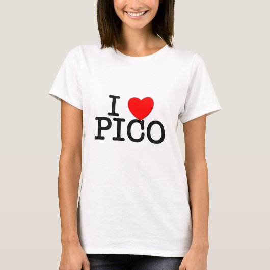 Ik hou van Pico Massachusetts T-shirt (Voorkant)