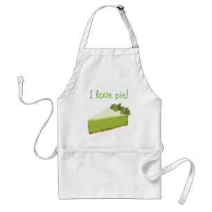 Ik hou van Pie Apron Standaard Schort