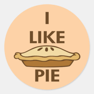 Ik hou van Pie Ronde Sticker