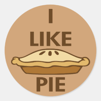 Ik hou van Pie Ronde Sticker