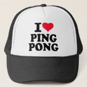 Ik hou van Ping Pong Trucker Pet (Voorkant)