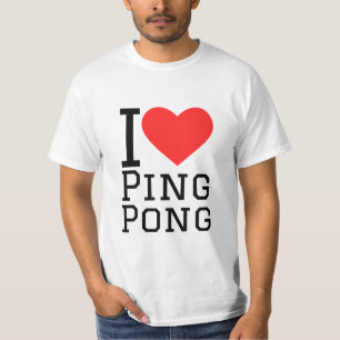 Ik hou van pingpong t-shirt