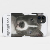 Ik hou van pitbulten Case-Mate iPhone case (Achterkant (horizontaal))