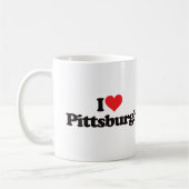 Ik hou van Pittsburgh Koffiemok (Links)