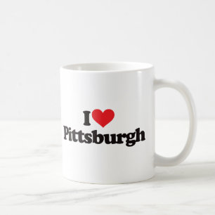 Ik hou van Pittsburgh Koffiemok