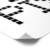 Ik hou van pixel poster (Hoek)