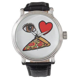 Ik hou van pizza horloge