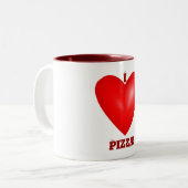 Ik hou van pizza Mok (Voorkant links)