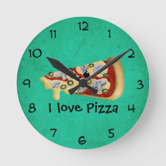 Ik hou van Pizza Ronde Klok
