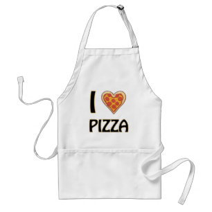 Ik hou van Pizza Standaard Schort