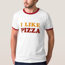 Ik hou van Pizza T-Shirt