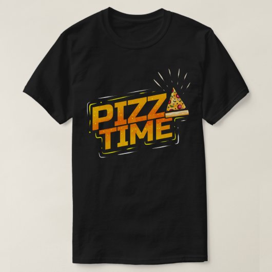 Ik hou van Pizza Time Pizza T-shirt (Design voorkant)