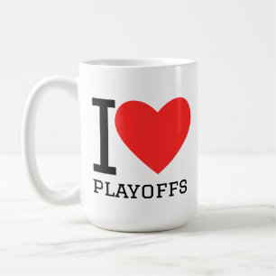 Ik hou van playoffs koffiemok
