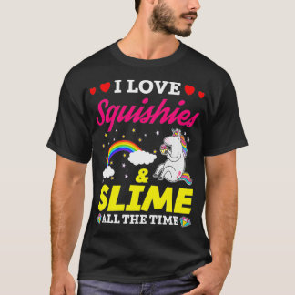 Ik hou van pleisters en dunne grappige Unicorn Lov T-shirt