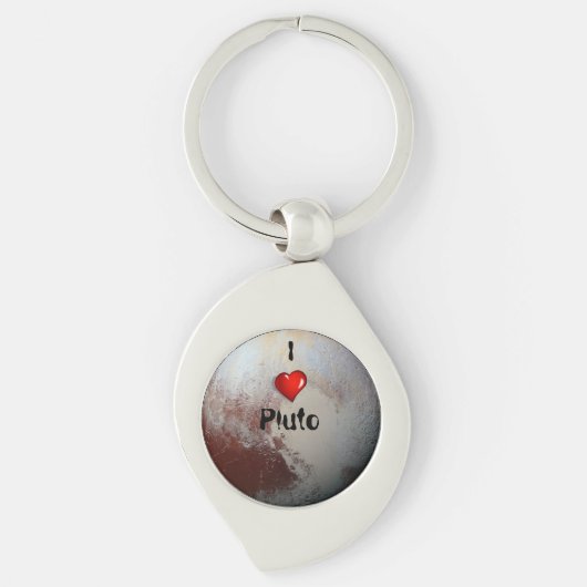 Ik hou van Pluto Sleutelhanger (Voorkant)